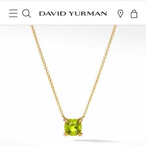 David Yurman Petite Chatelaine Necklace 18K Yellow Gold in Perfect Condition